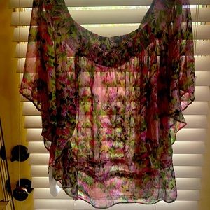 Beautiful multi colored blouse.